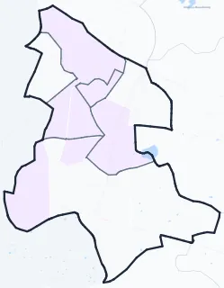 Carte de densité de population étudiante de Pontault-Combault