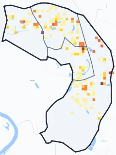 Carte des commerces de Savigny-le-Temple