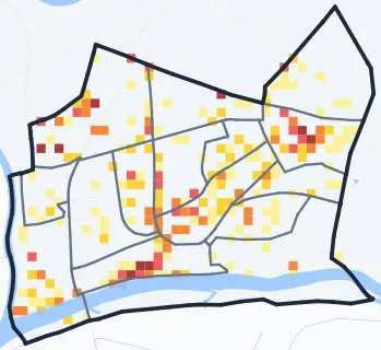 Carte des commerces de Conflans-Sainte-Honorine