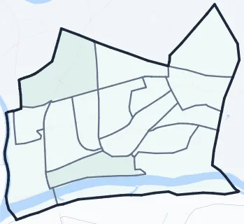 Carte de densité d'emplois salariés estimés de Conflans-Sainte-Honorine