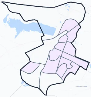 Carte de densité de population étudiante de Montigny-le-Bretonneux