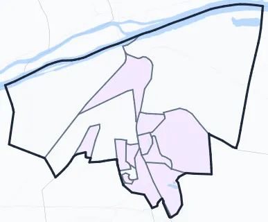 Carte de densité de population étudiante de Les Mureaux