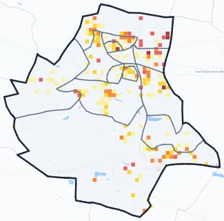 Carte des commerces de Plaisir