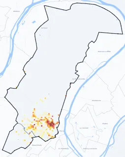 Carte des commerces de Saint-Germain-en-Laye