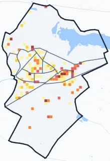 Carte des commerces de Trappes