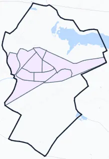 Carte de densité de population étudiante de Trappes