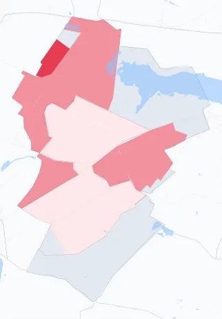 Carte de la valeur locative de référence de Trappes