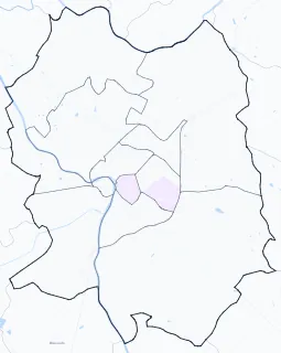 Carte de densité de population étudiante de Montauban