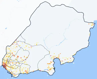 Carte des commerces de Saint-Raphaël