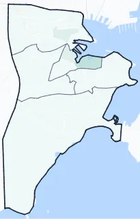 Carte de densité d'emplois salariés estimés de La Seyne-sur-Mer