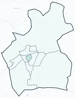 Carte de densité d'emplois salariés estimés de Carpentras