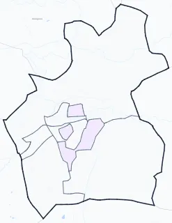 Carte de densité de population étudiante de Carpentras