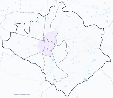 Carte de densité de population étudiante de La Roche-sur-Yon