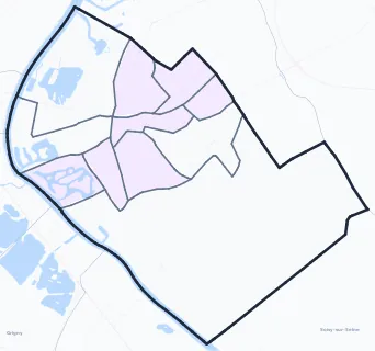 Carte de densité de population étudiante de Draveil