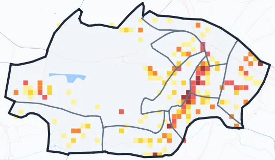 Carte des commerces de Palaiseau