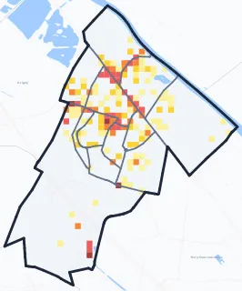 Carte des commerces de Ris-Orangis