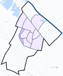 Carte de densité de population étudiante de Ris-Orangis