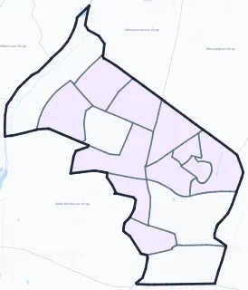 Carte de densité de population étudiante de Sainte-Geneviève-des-Bois