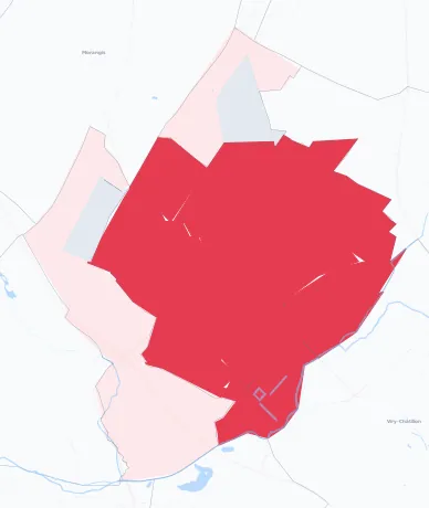 Carte de la valeur locative de référence de Savigny-sur-Orge