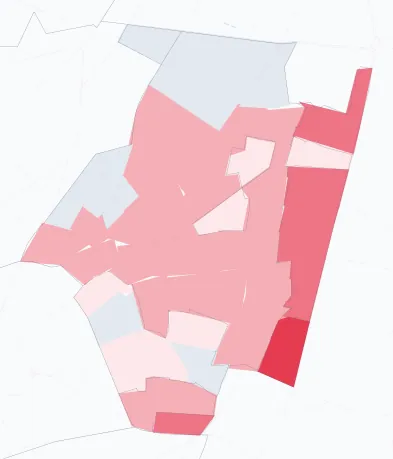 Carte de la valeur locative de référence de Bagneux