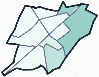 Carte de densité d'emplois salariés estimés de Châtillon