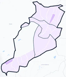 Carte de densité de population étudiante de Clamart