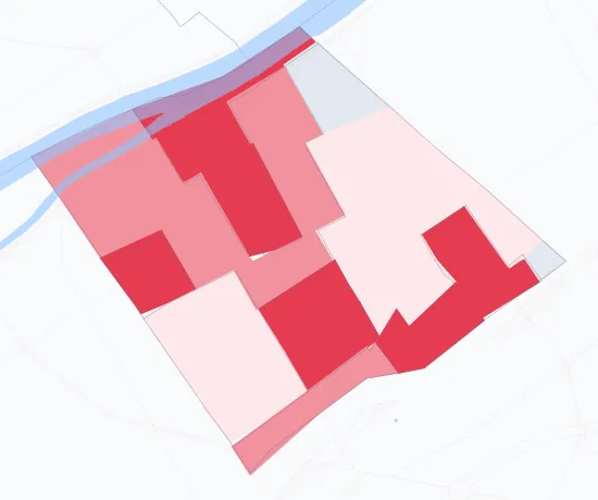 Carte de la valeur locative de référence de Levallois-Perret