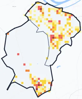 Carte des commerces de Meudon