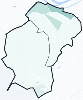 Carte de densité d'emplois salariés estimés de Meudon