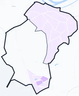 Carte de densité de population étudiante de Meudon