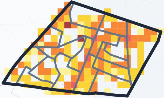 Carte des commerces de Montrouge