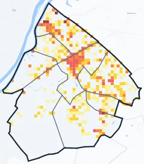 Carte des commerces de Rueil-Malmaison