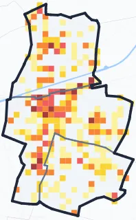Carte des commerces de Bondy