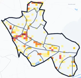 Carte des commerces de Gagny