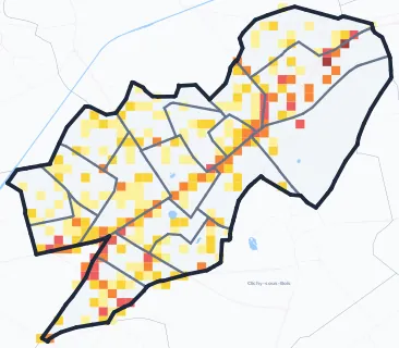 Carte des commerces de Livry-Gargan