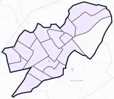Carte de densité de population étudiante de Livry-Gargan