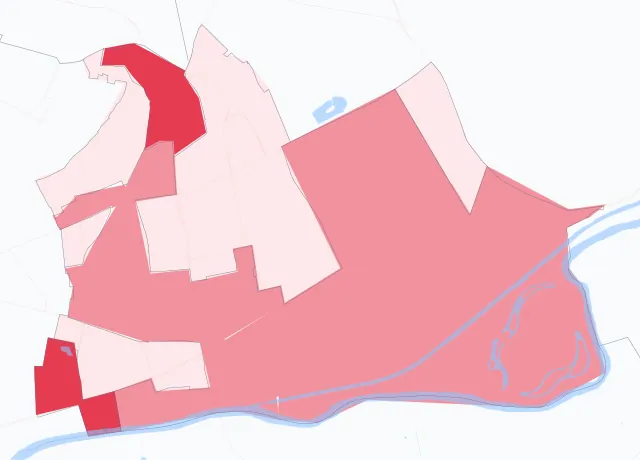 Carte de la valeur locative de référence de Neuilly-sur-Marne