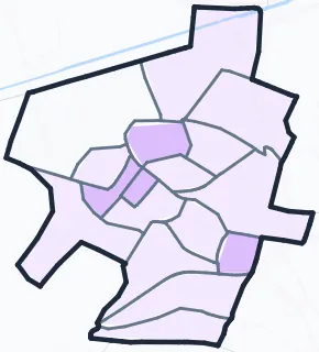 Carte de densité de population étudiante de Noisy-le-Sec