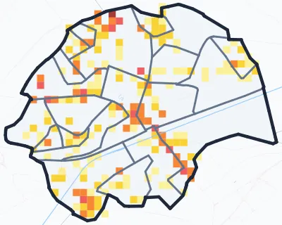Carte des commerces de Sevran