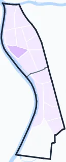 Carte de densité de population étudiante de Alfortville