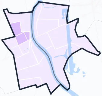Carte de densité de population étudiante de Choisy-le-Roi
