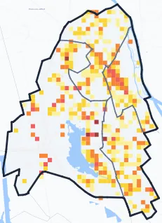Carte des commerces de Créteil