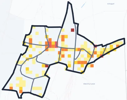 Carte des commerces de L'Haÿ-les-Roses