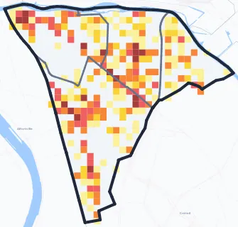 Carte des commerces de Maisons-Alfort