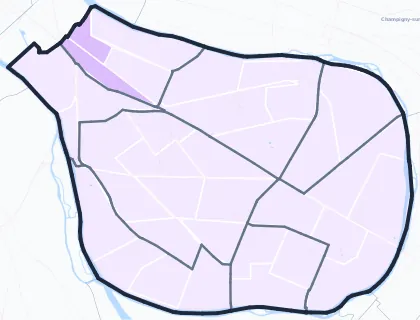 Carte de densité de population étudiante de Saint-Maur-des-Fossés
