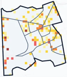 Carte des commerces de Thiais