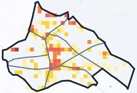 Carte des commerces de Villiers-sur-Marne