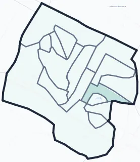 Carte de densité d'emploi (répartition estimée) de Franconville