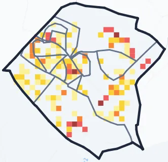 Carte des commerces de Garges-lès-Gonesse