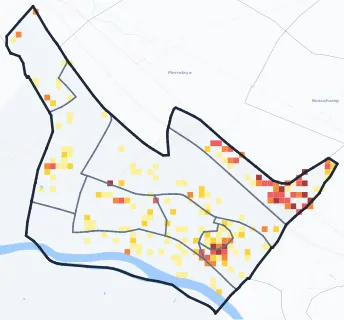 Carte des commerces de Herblay-sur-Seine
